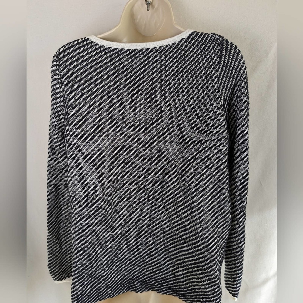 Etcetera Sweater Block Color Size Medium - image 4